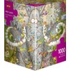 Heye HY29921 Elephant's Life Marino Degano Puzzle, Brown