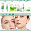 Set Cuidado Facial Aloe Vera Kit Limpiador Tónico Contorno Ojos
