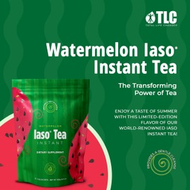 Iaso Instant Tea (Watermelon) - Refreshing Watermelon-Flavored Cleansing Tea, Ideal for Daily Wellness - 25 Sachets