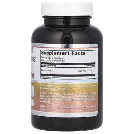 Amazing Nutrition Berberine, 1,000 mg, 120 Capsules (500 mg per Capsule)