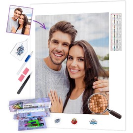 Paquete de 4 pinturas de animales por números para adultos y niños principiantes, sobre lona, pintura al óleo para decoración del hogar, 12 x 16 pulgadas