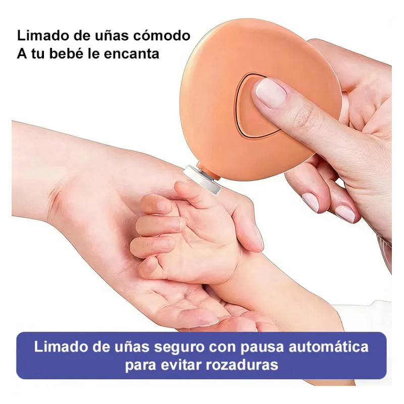 Set De Limas De Uñas Baby Electric Para Acortar Las