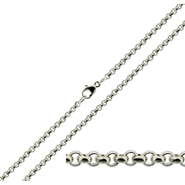 CJoL - Solid 925 Sterling Silver 16" (41cm) 2.4mm Wide