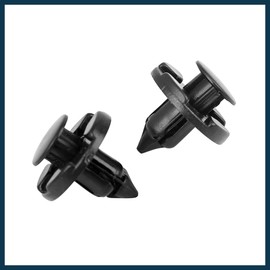 TUCKBOLD 30 Pcs 8mm Hole Retainer Clips- Plastic Drive Rivets Mud Flaps Bumper Fender Push Clips for Nissan Automotive Parts