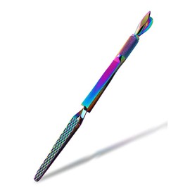 WOKOTO 1Pc Colorful Stainless Steel Nail Shaping Tweezers For Nail Extension Acrylic Nail Tips Cutter Multiple-Functional Nail Clip Manicure Nail Tools Nail Polish Remover Pens For Women Nail Art