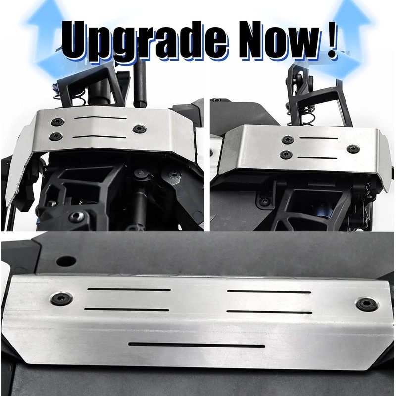 Fraizoe RC Stainless Steel Chassis Armor and Front Rear Guard