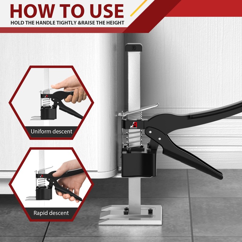 JANNIRESS Labor Saving Arm Jack Handle 2 Pack,12 in Construction,Multifunctional