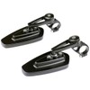 MotorToGo One Pair Black CNC 7/8" Handlebar Bar End Arrow