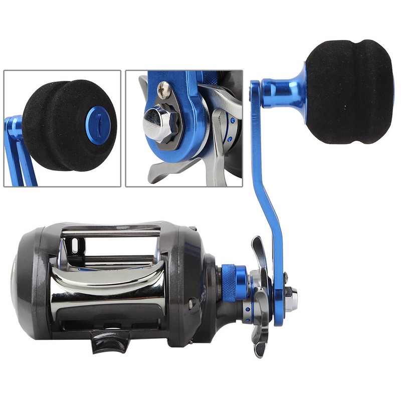 12+1BB 7.0:1 High Speed Baitcasting Fishing Reel 10kg Drag Power