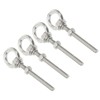 sourcing map M5 3/16"x1.97" Stainless Steel Eye Bolts Threaded Screw
