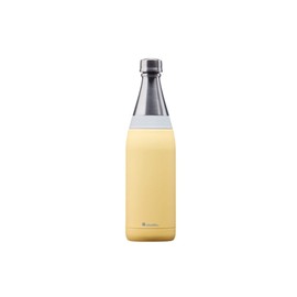 Aladdin Fresco Thermavac Stainless Steel Water Bottle 0.6L Lemon Yellow – Leakproof - Keeps Cold for + 10 Hours - BPA-Free - Dishwasher Safe - Reusable Thermos Flask with Durable Finish