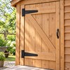 4-Inch T-Hinges for Shed Doors & Gates – Heavy-Duty Black