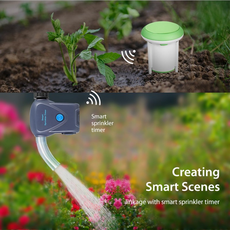 Smart Soil Moisture Meter: Zigbee Soil Tester with Moisture/Temperature Sensor,
