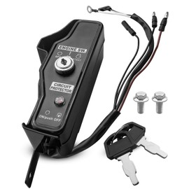 Ignition Switch Control Box Fit for Harbor Freight Predator 13HP 420cc 60340 60349 69736 Engine with 2 Keys for Power Equipment Generators Water Pumps Lawn Mowers Equipment with 420cc Motor