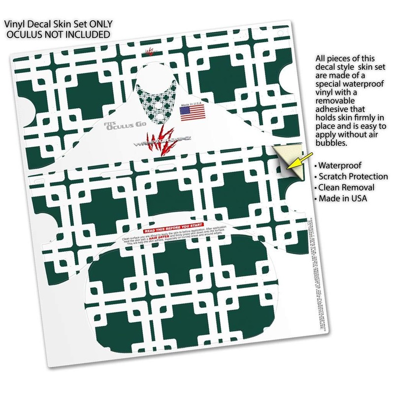 Decal Style Skin Wrap Compatible with Oculus Go Headset -