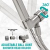 Metpure Handheld Shower Head with Easy Clicker for Multiple Sprays.
