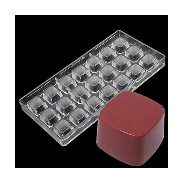 Square Shape Polycarbonate Chocolate Mold DIY Handmade Chocolate PC Mold