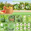 Reallnaive 120 Pcs Fruit Protection Bags 3 Size Green Mesh