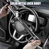 FALVFUN Car Steering Wheel Lock, Retractable Adjustable Length Vehicle Security