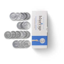 Bluecup Refillable Capsules Compatible with Nespresso Machines (Original), Lids for Use with Bluecup Capsules, In addition to Starter Pack [200 Lids]