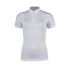 HKM Nelly Maglietta Tecnica da Donna Bianco XXL