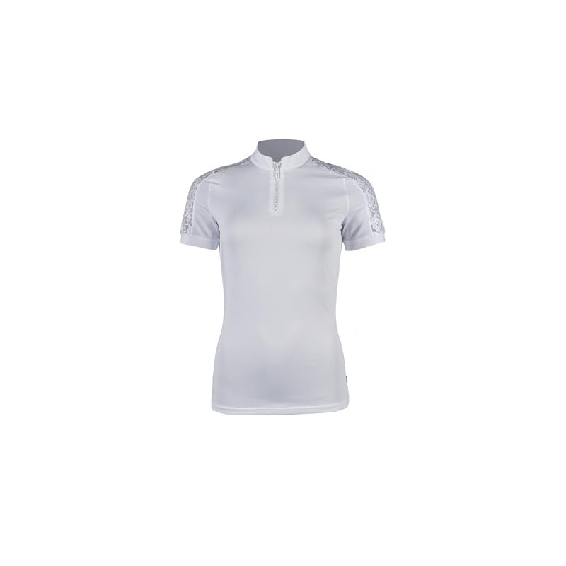 HKM Nelly Maglietta Tecnica da Donna Bianco XXL