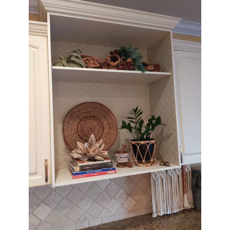 Decorative Paper Self Adhesive Shelf Drawer Liner Sticker 17.7 inch