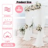 MEKOTRIN Wedding Arch Draping Fabric, 2 Panels 28"x20ft Chiffon Fabric