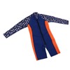 Children Diving Suit 2.5mm Neoprene Rubber Nylon Long Sleeve Blue