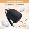 LOVEVOOK Laptop Backpack for Women,Fits for 15.6 Inch Laptop Bag.Puffer