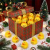 Jenaai 30 Pcs Funny Finger Rubber Ducks Bulk