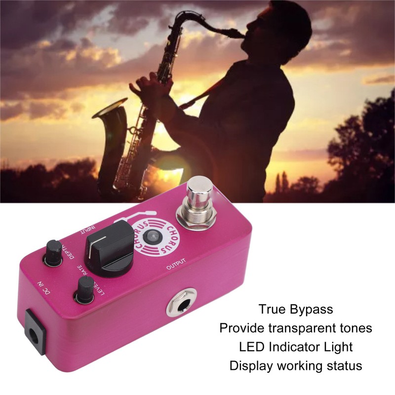 Chorus Pedal True Bypass Warm Clear Analog Chorus Effect Pedal