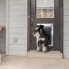 Baboni 3-Flaps Pet Door for Interior and Exterior Doors, Steel