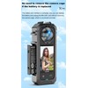 Camera Cage for Insta.360 X5, Magnetic Quick-Release Frame with Side-Window