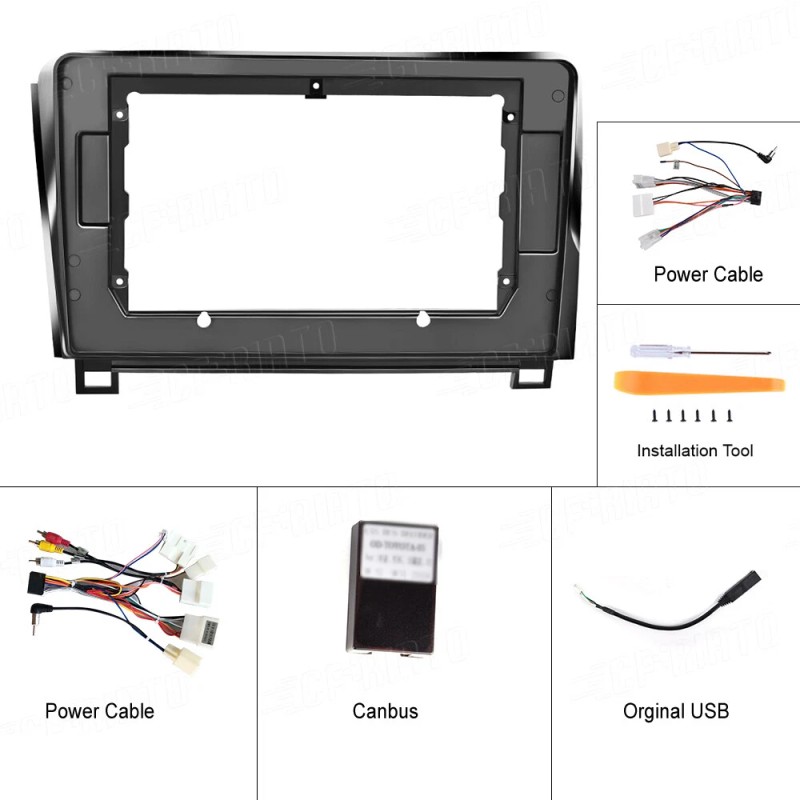 CFRIATO For Toyota Tundra 2007-2013 Sequoia 2008-2018 Android 15 Car