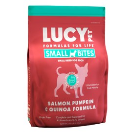 Lucy Pet Products Salmon, Pumpkin & Quinoa Small Bites for Dogs 4.5lb 100600033