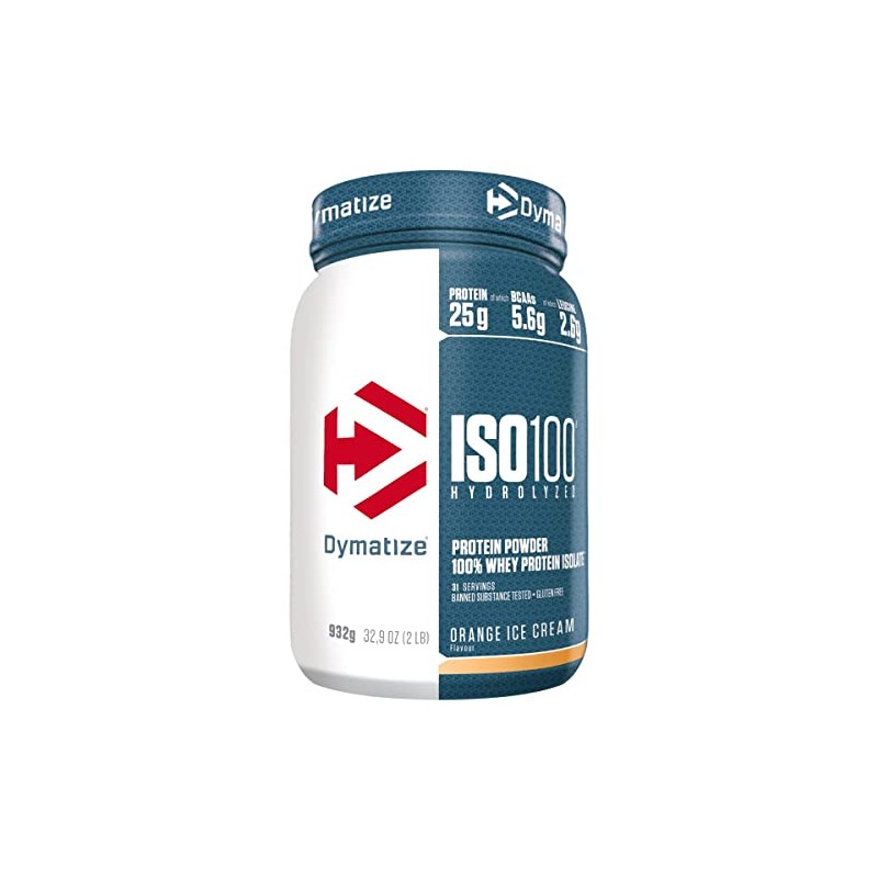 Dymatize ISO 100 Hydrolyzed Orange Ice Cream 932g - Whey