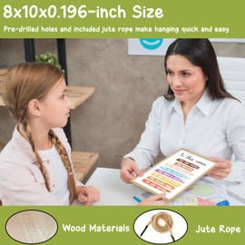 Mental Health Therapy Office Decor, Pastel Classroom Decor, Boho Positive Affirmations Wall Decoration for Counseling & Cubicles - A09