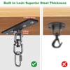 SELEWARE Punching Bag Hanger, 360° Swivel Heavy Bag Ceiling Mount