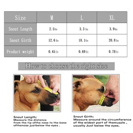 YURUX Dog Muzzle- Adjustable Durable Metal Basket,Leather Muzzle,Dog Muzzle for Large Dogs,Basket Allows Panting and Drinking-Comfortable,Lightweight,Muzzle for Large Sized Dog (XL)