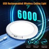 Rechargeable Motion Sensor Ceiling Light, No Wiring Closet Light Battery