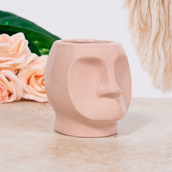 lesser and pavey LP48434 Plant Pot | Nude Face |