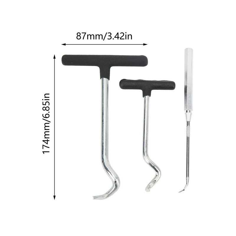 3-piece hook tool set, precision pick and hook set, universal