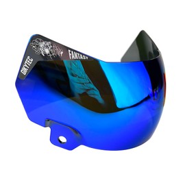 GIKYTEC Football Visor - Football helmet visor Anti-Fog Scratch Resistant Used for riddell speed flex helmet- Football helmet Eye-Shield for Youth & Adult (revo blue)