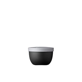 Mepal Snackpot Ellipse, Practical Container for Storing and Transporting Food, Freezer and Dishwasher Safe, 350 ml, Limited Edition/Black Edition