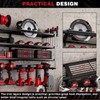 NattyDot 48" Large Power Tools Organizer Wall Mount,12 Drill Holder