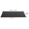 QWORK® 4 Pcs 3mm Black Acrylic Sheet, 30x20cm, for Home