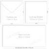 Easter Cards - Basket and eggs, pack of 5, with