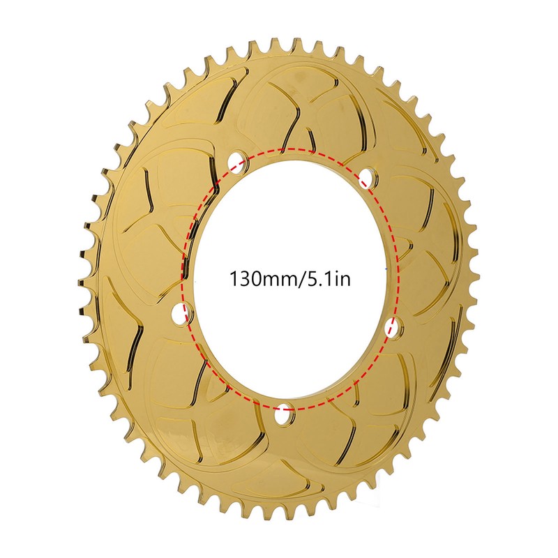 BOLANY 130BCD Bike Chainring 56T Positive Negative Tooth Single Disc