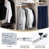Blulu 1 Pcs Sliding Tie Rack Hanger for Closet, 25
